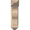 Ekena Millwork Funston Arts and Crafts Rough Sawn Bracket w/ Offset Brace, Douglas Fir, 8"W x 20"D x 32"H BKT0806X20X32FST03RDF - alternate 3